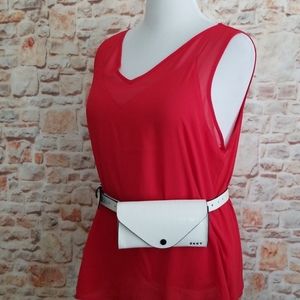 New DKNY Faux Leather Belt Bag